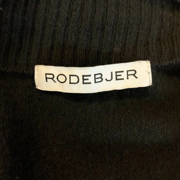 Rodebjer Women's Seargent 100% Lambswool Classic Fit Button Up Trench Coat SZ M - Picture 7 of 12